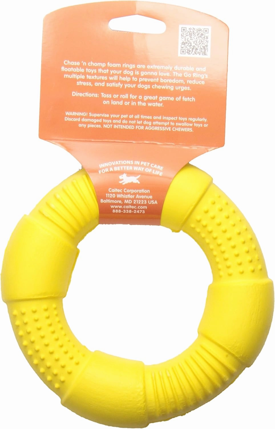 Chase 'n Chomp Go-Ring Pet Chew Toy, Medium