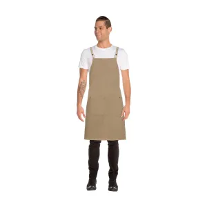 Chef Works Austin Natural Denim Cross Back Apron Natural