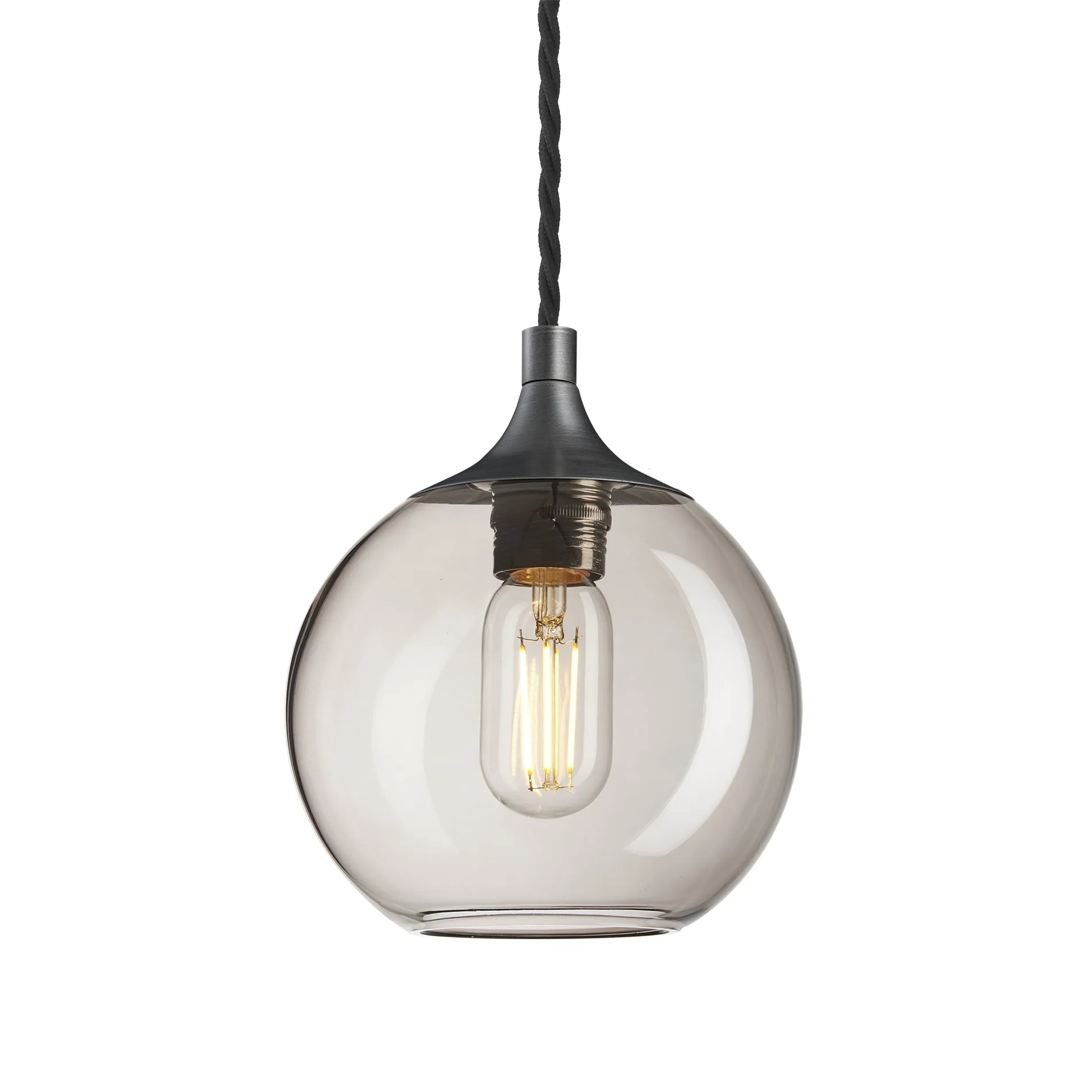 Chelsea Glass Globe Pendant - 7 Inch