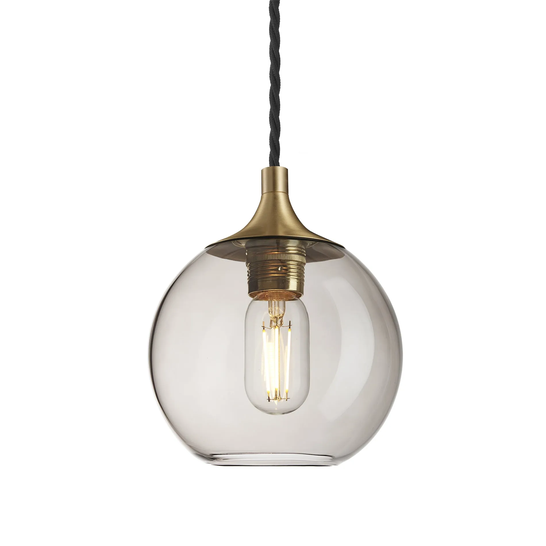 Chelsea Glass Globe Pendant - 7 Inch