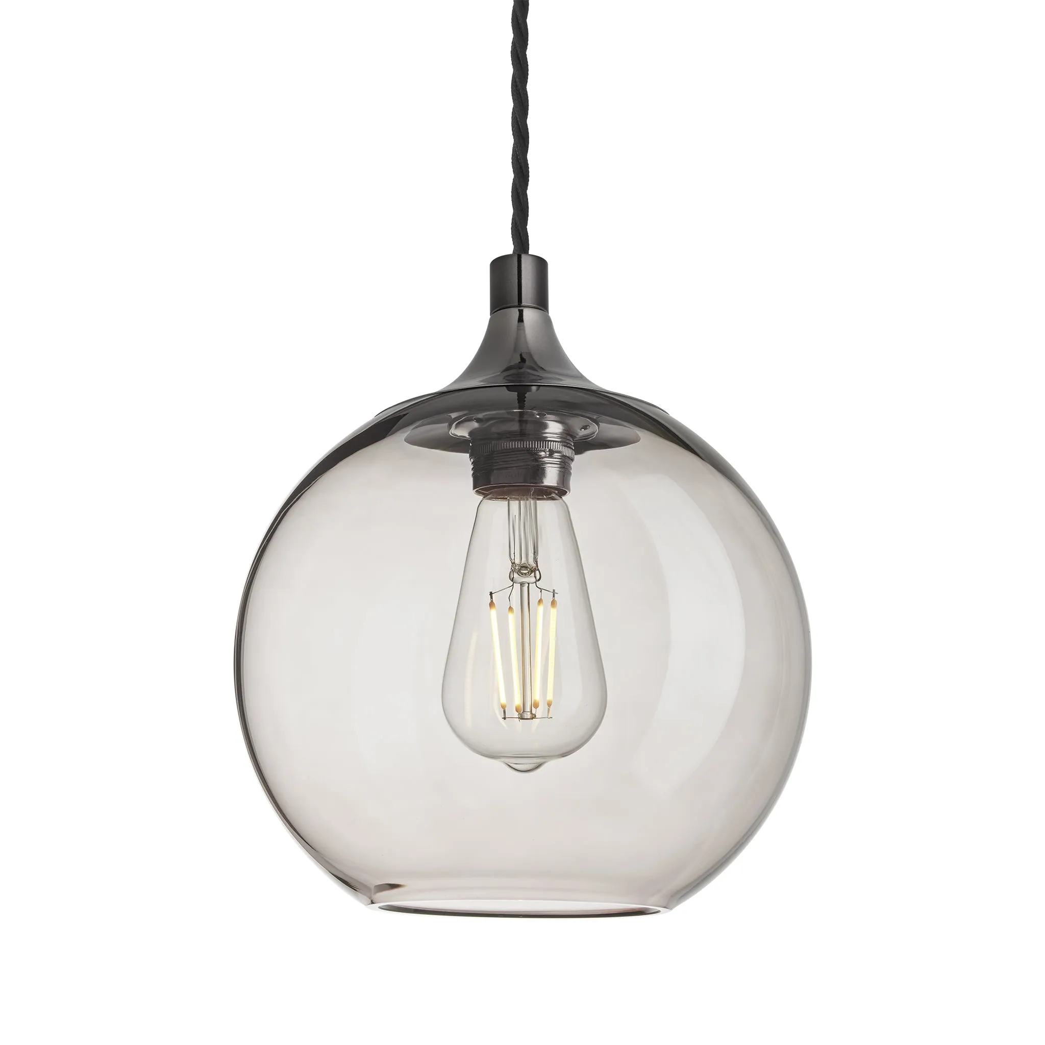 Chelsea Glass Globe Pendant - 7 Inch