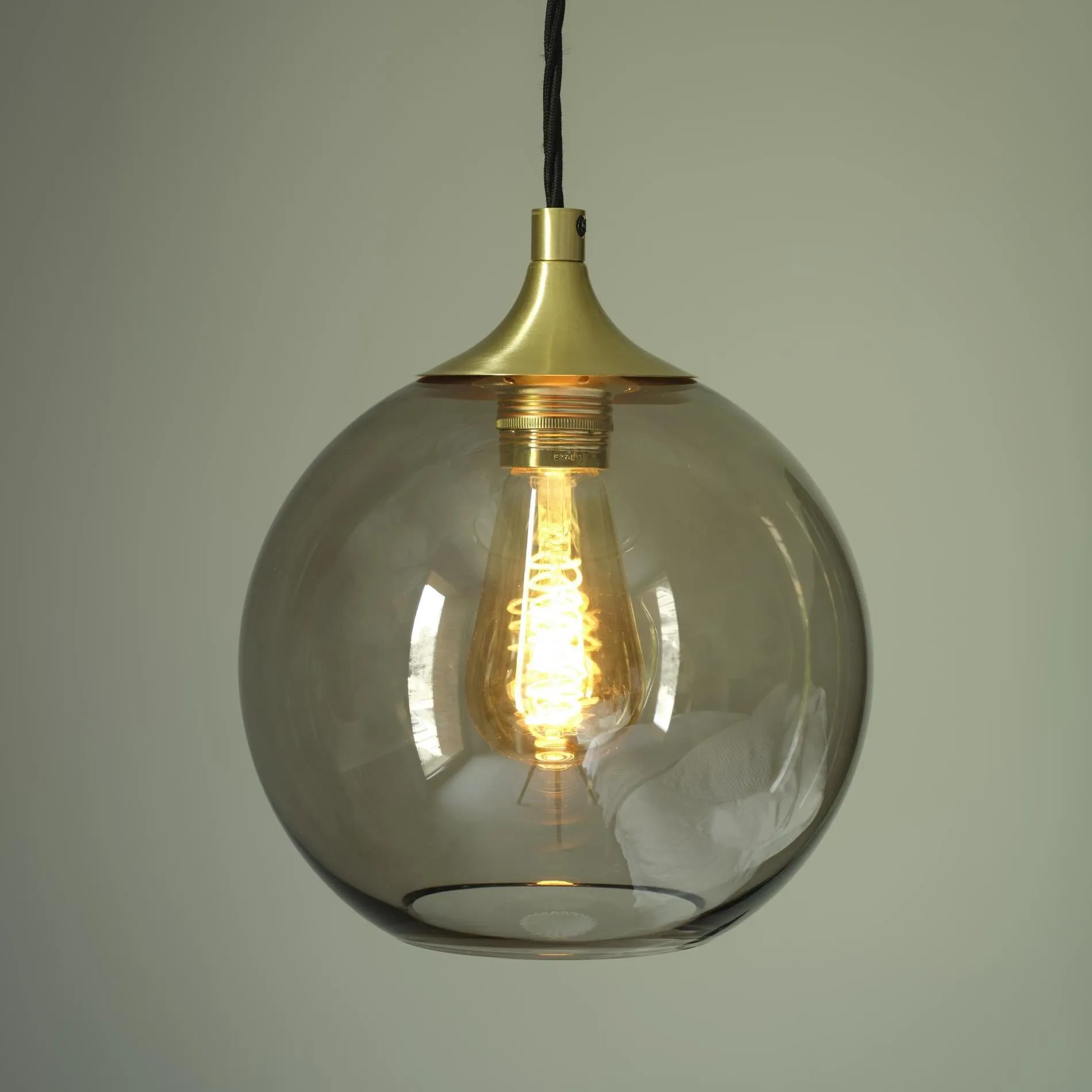 Chelsea Glass Globe Pendant - 7 Inch