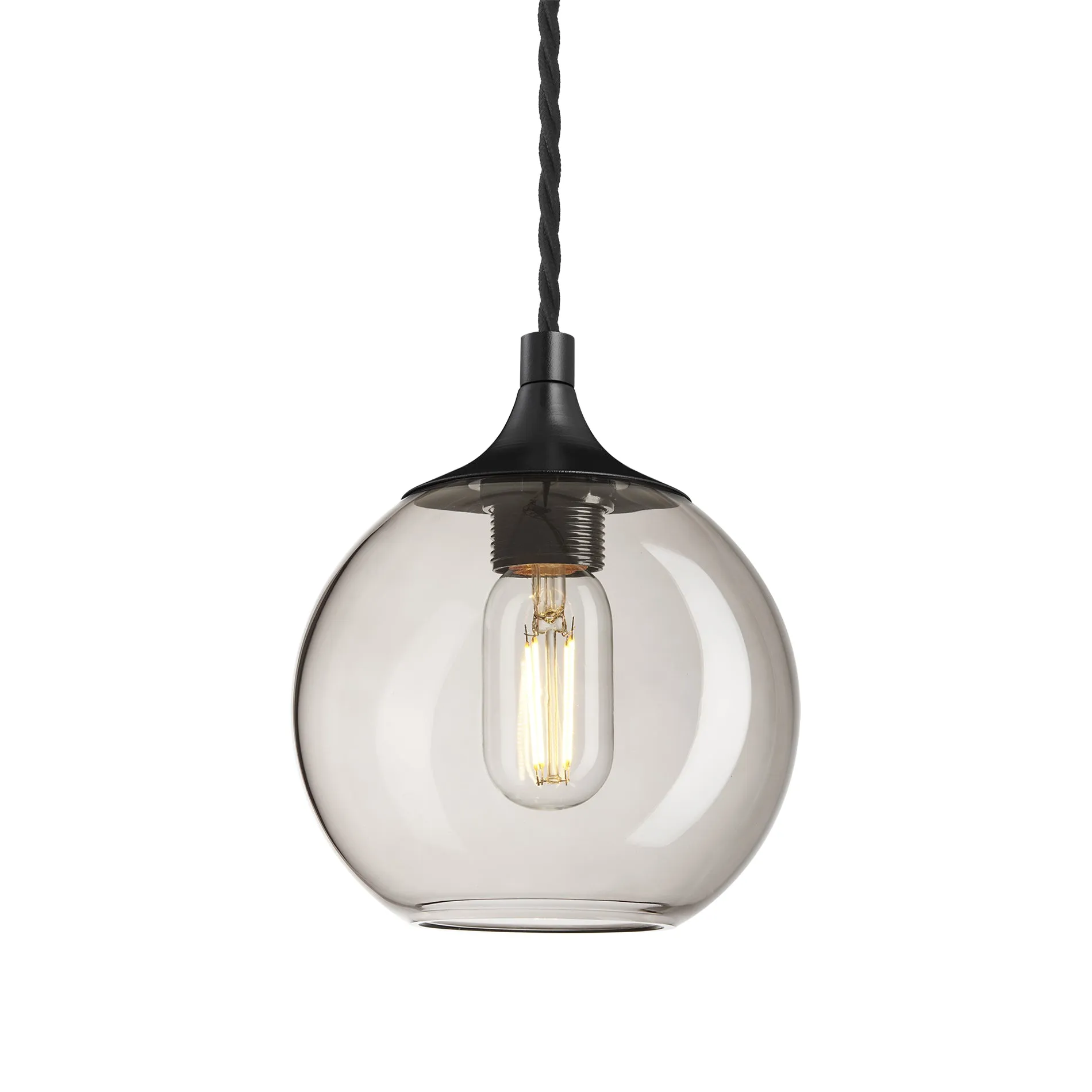 Chelsea Glass Globe Pendant - 7 Inch