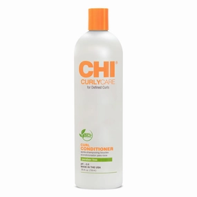 CHI CurlyCare Curl Conditioner, Hydrates Curls, Reduces Frizz & Increases Elasticity & Strength, Sulfate, Paraben, & Cruelty-Free, 25 Oz