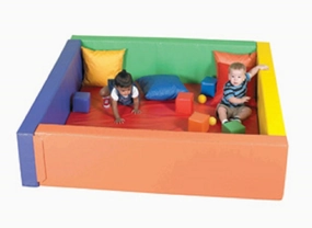 Children's Factory Lollipop Play Yard,Kids Indoor Playground, Rainbow Play Mat for Classrooms, Daycares, Preschools
