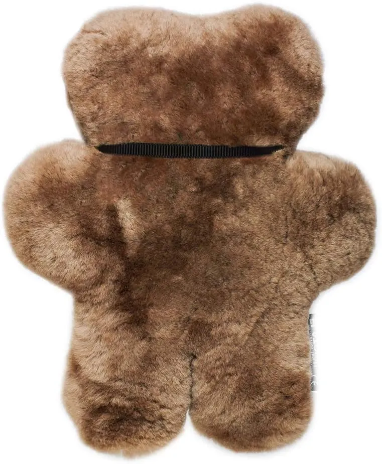 Chocolate 100% Australian Sheepskin Teddy Bear