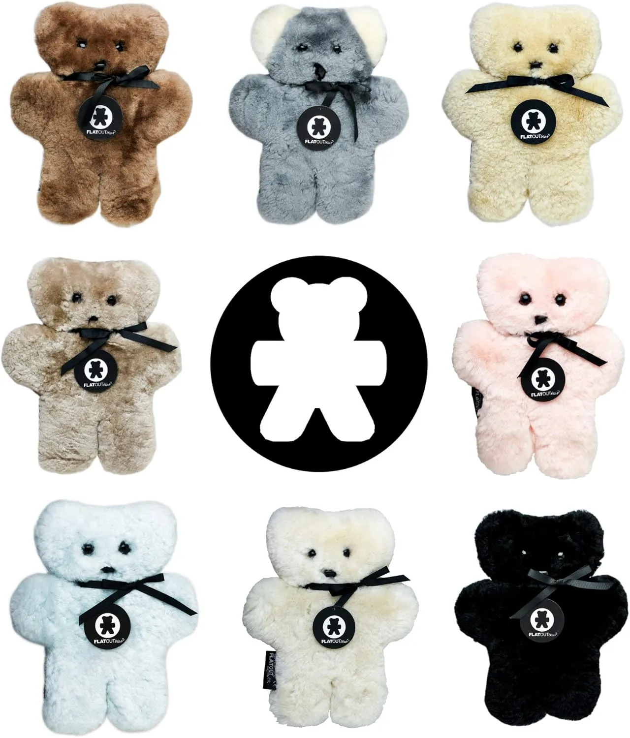 Chocolate 100% Australian Sheepskin Teddy Bear