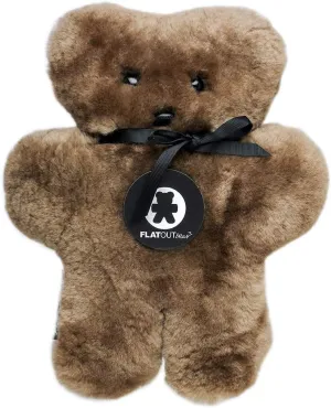 Chocolate 100% Australian Sheepskin Teddy Bear