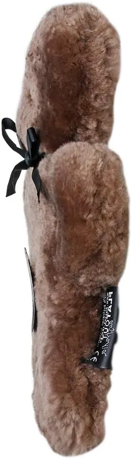 Chocolate 100% Australian Sheepskin Teddy Bear
