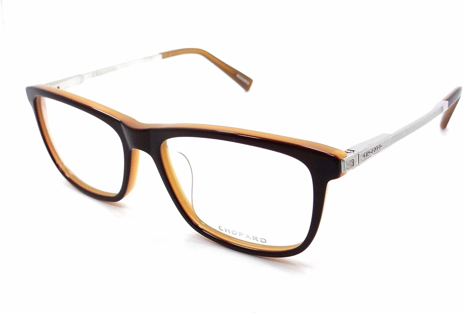 Chopard Eyeglasses Frames VCH 202M 0B29 55-17-145 Shiny Bordeaux/Milky Honey