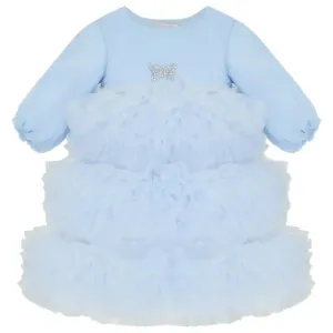 Choupette Blue Fluffy Skirt Dress