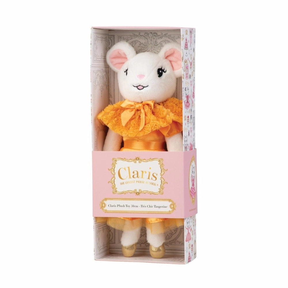 Claris Plush Toy 30cm - Tres Chic Tangerine