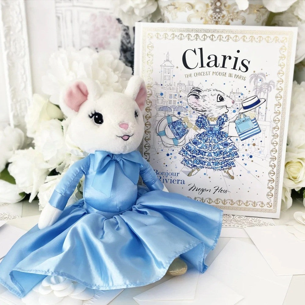 CLARIS PLUSH TRES BELLE BLUE 30CM