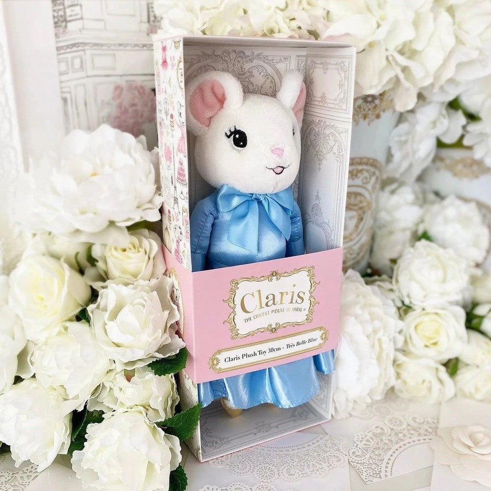 CLARIS PLUSH TRES BELLE BLUE 30CM