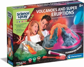 Clementoni - 78803 - Science & Play Lab - Volcanoes and Super Eruptions, 8-12 Years