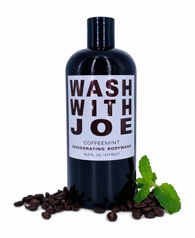 CoffeeMint - Coffee and Peppermint Body Wash for Women & Men - Vegan Body Wash, Paraben Free Body wash, Cruelty Free body Wash, (16 oz) - by Wash with Joe