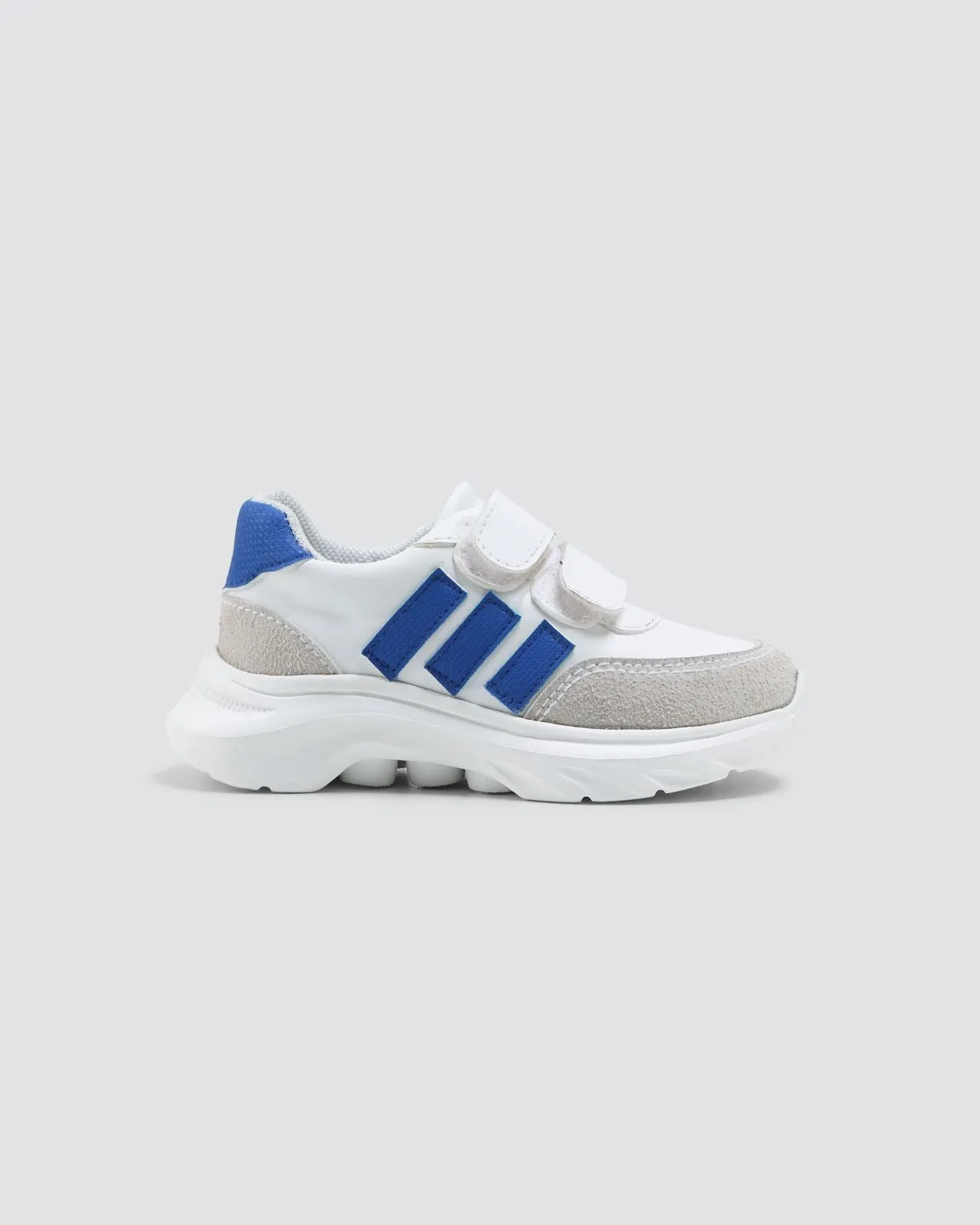 Comfy Grey & Blue Sneakers – Boys