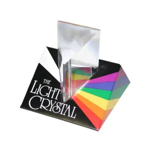 Constructive Playthings Light Crystal Prism, Rainbow Maker for Kids, Science Class, Ages 8 