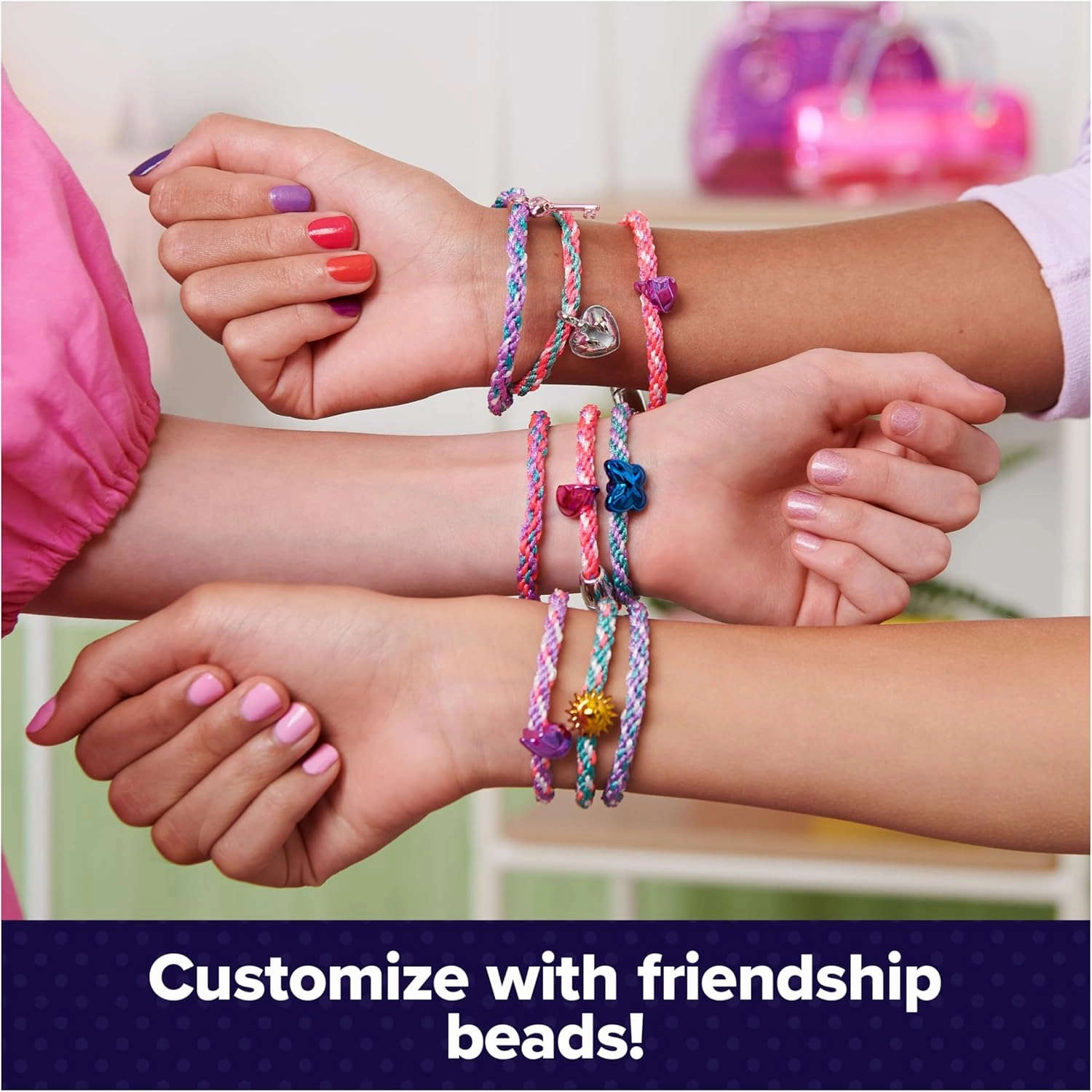 Cool Maker, KumiKreator Bead & Braider Friendship Necklace & Bracelet Making Kit (Packaging May Vary), Arts and Crafts Kids Toys for Ages 8 and up