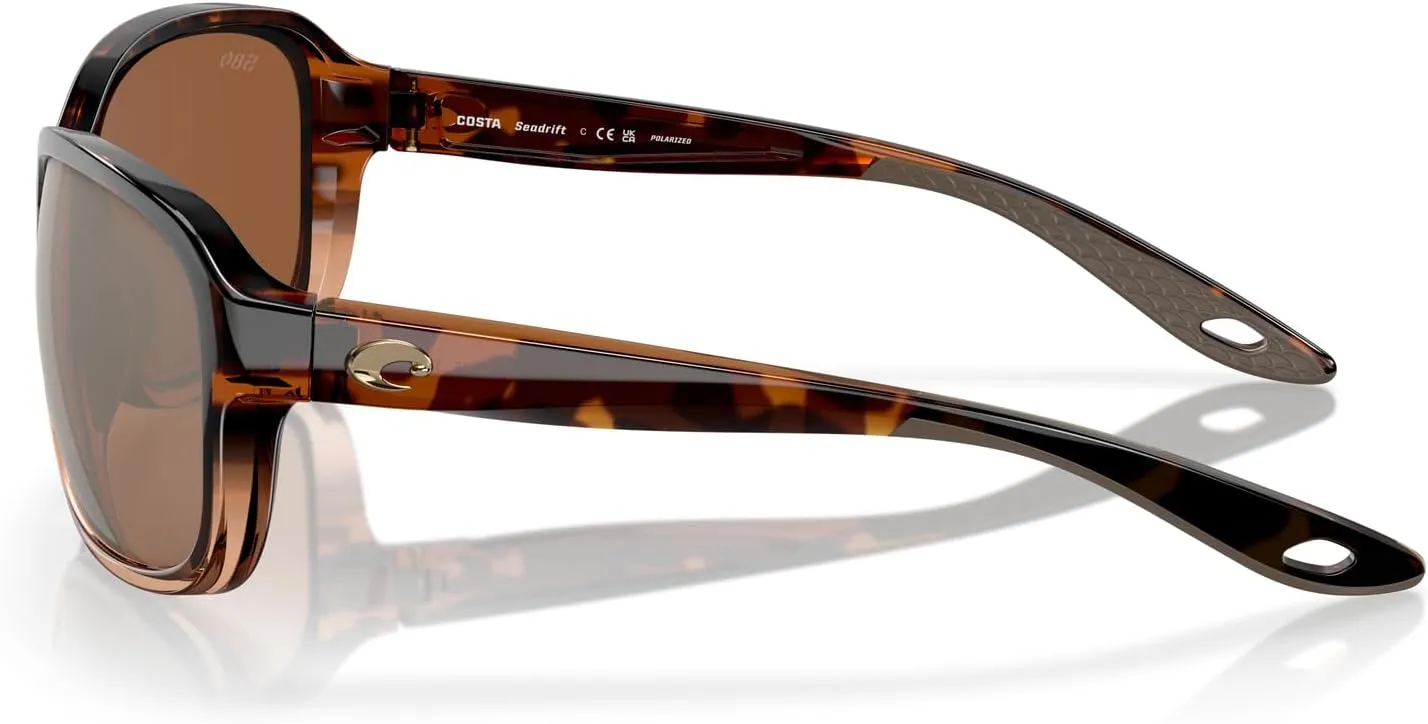 Costa Del Mar Women's Seadrift Rectangular Sunglasses