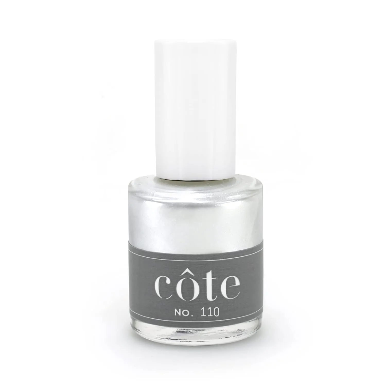 Cote Nail Polish - Quick Dry Vegan 0.4 Fluid Oz Regular Cruelty Free Non Toxic & Safe Chip Resistant Full Coverage (No. 110 Molten Metal)