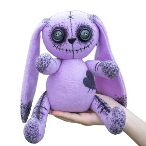Creepy Bunny Plush Handmade Soft Toy Scary Stuffed Animal 11"