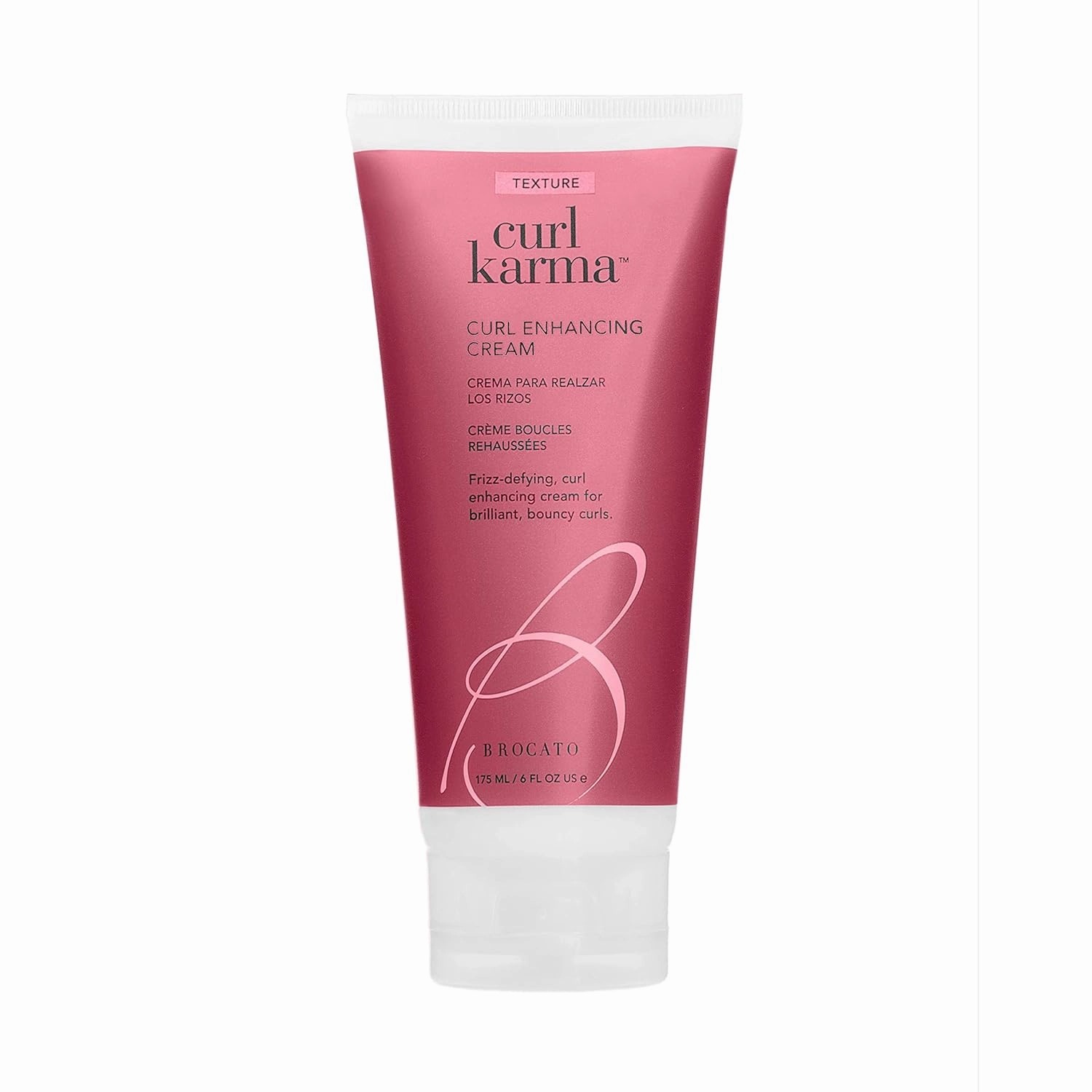 Curl Karma, Curl Enhancing Cream, 6 Fl Oz | Defining & Moisturizing Crème | Fights Frizz, Adds Bounce & Shape | All Day Control