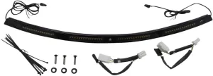 Custom Dynamics CD-WT2-01-B Windshield Trim with LED Turn Signals