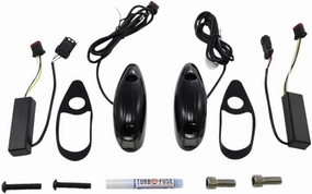 Custom Dynamics ProBEAM Dynamic LED Front Turn Signals for 2015  Road Glide H-D Motorcycles - Black