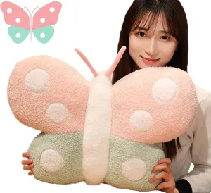 Cute Pillow Plush Butterfly Stuffed Animal Stuff Butterfly Plush Pillow Toys Kawaii Soft Butterfly Pillow Hugging Stuffed Butterfly Gift for Kids Home Decor¡­