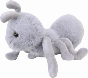 Cute 9 Inch Stuffed Fuzzy Ant Animal Plush Toys Fluffy Ant Plushie Doll Gift for Kids and Lovers in Birthday, Thanksgiving Day, Christmas, Valentine's Day...- Grey