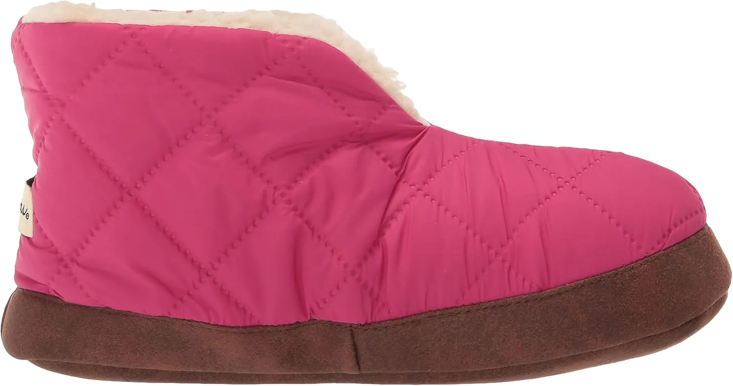 Dearfoams Women's Heritage Warm Up Bootie Slipper