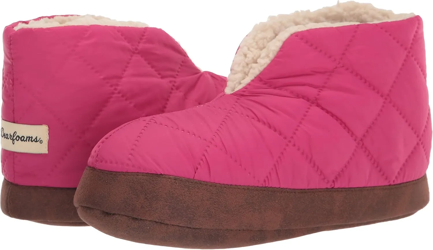 Dearfoams Women's Heritage Warm Up Bootie Slipper