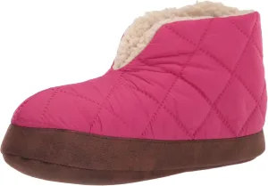 Dearfoams Women's Heritage Warm Up Bootie Slipper