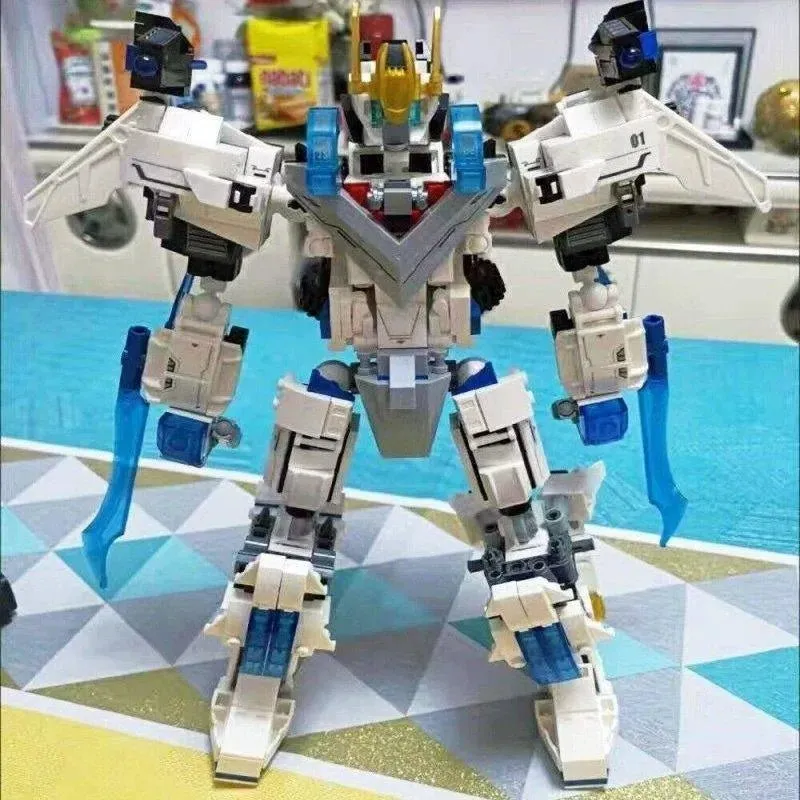 Deformation Wind Blade Mech Robot 901pcs