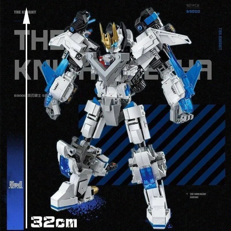 Deformation Wind Blade Mech Robot 901pcs