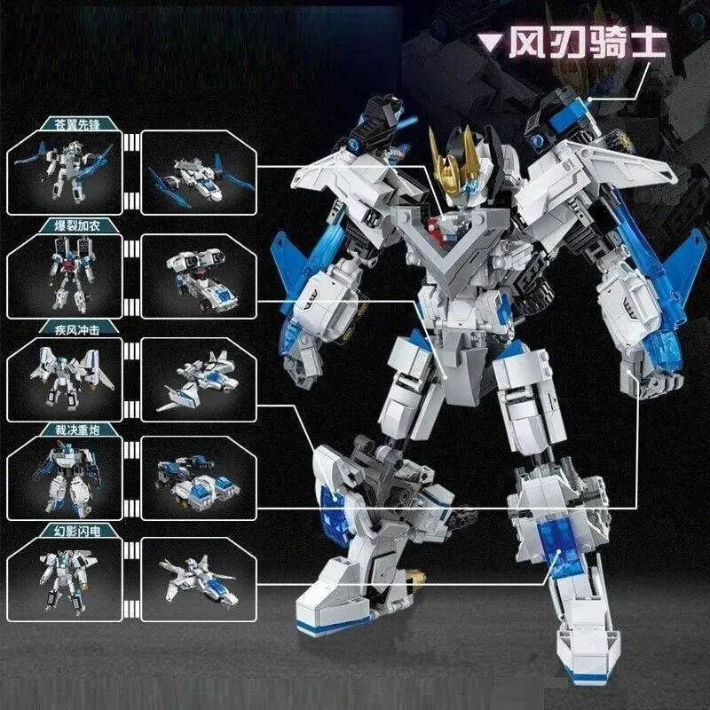 Deformation Wind Blade Mech Robot 901pcs