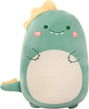 Dinosaur Plush Hugging Pillow Cute Stuffed Animal Plush Toy Soft Cartoon Plushie Sleeping Pillow for Kids(Dinosaur, 80cm/31.49in)