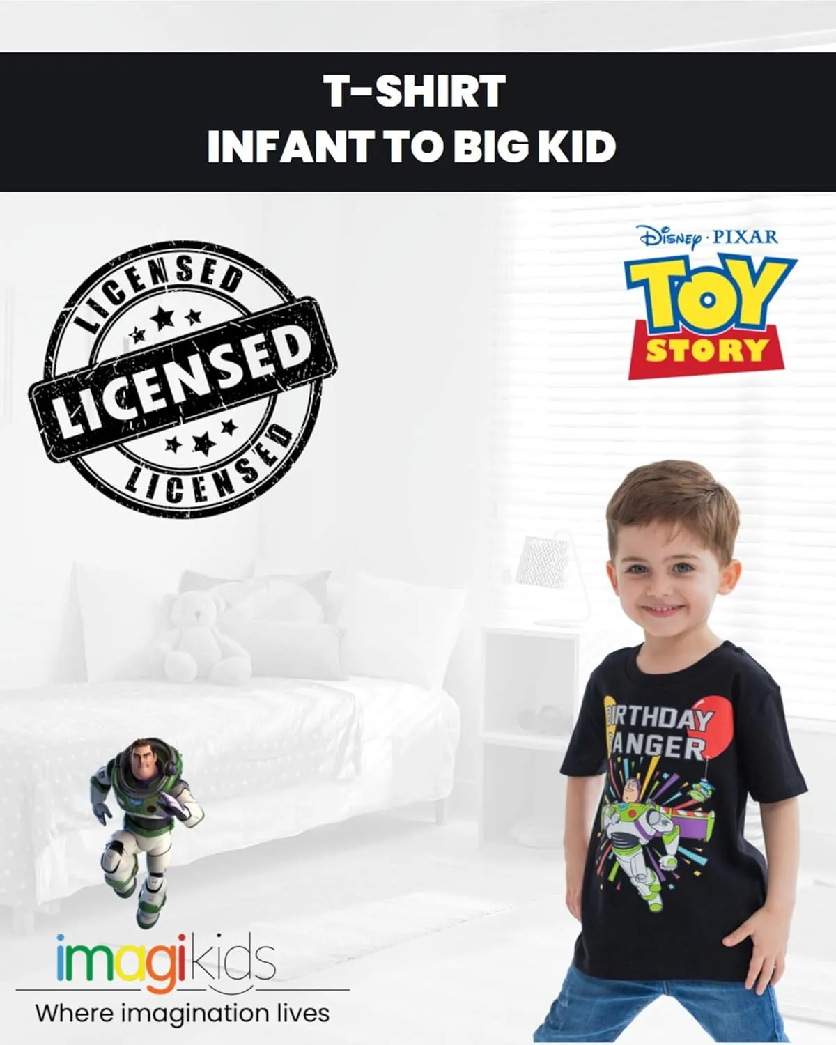 Disney Birthday T-Shirt Infant to Big Kid Sizes (12 Months - 10-12)
