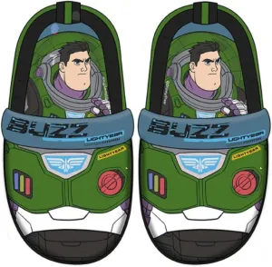 Disney Boys’ Toy Story Slippers – Buzz and Woody Fuzzy Slippers (Toddler/Kid)
