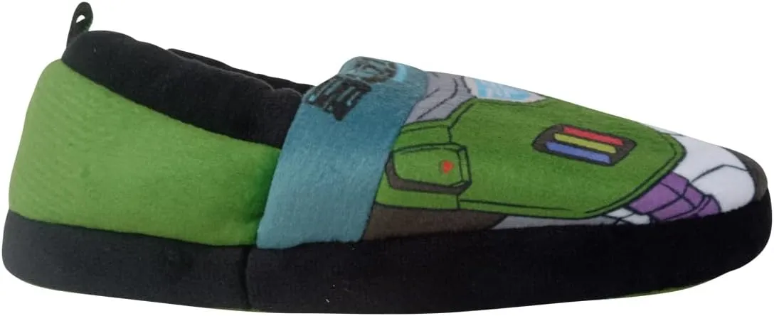 Disney Boys’ Toy Story Slippers – Buzz and Woody Fuzzy Slippers (Toddler/Kid)