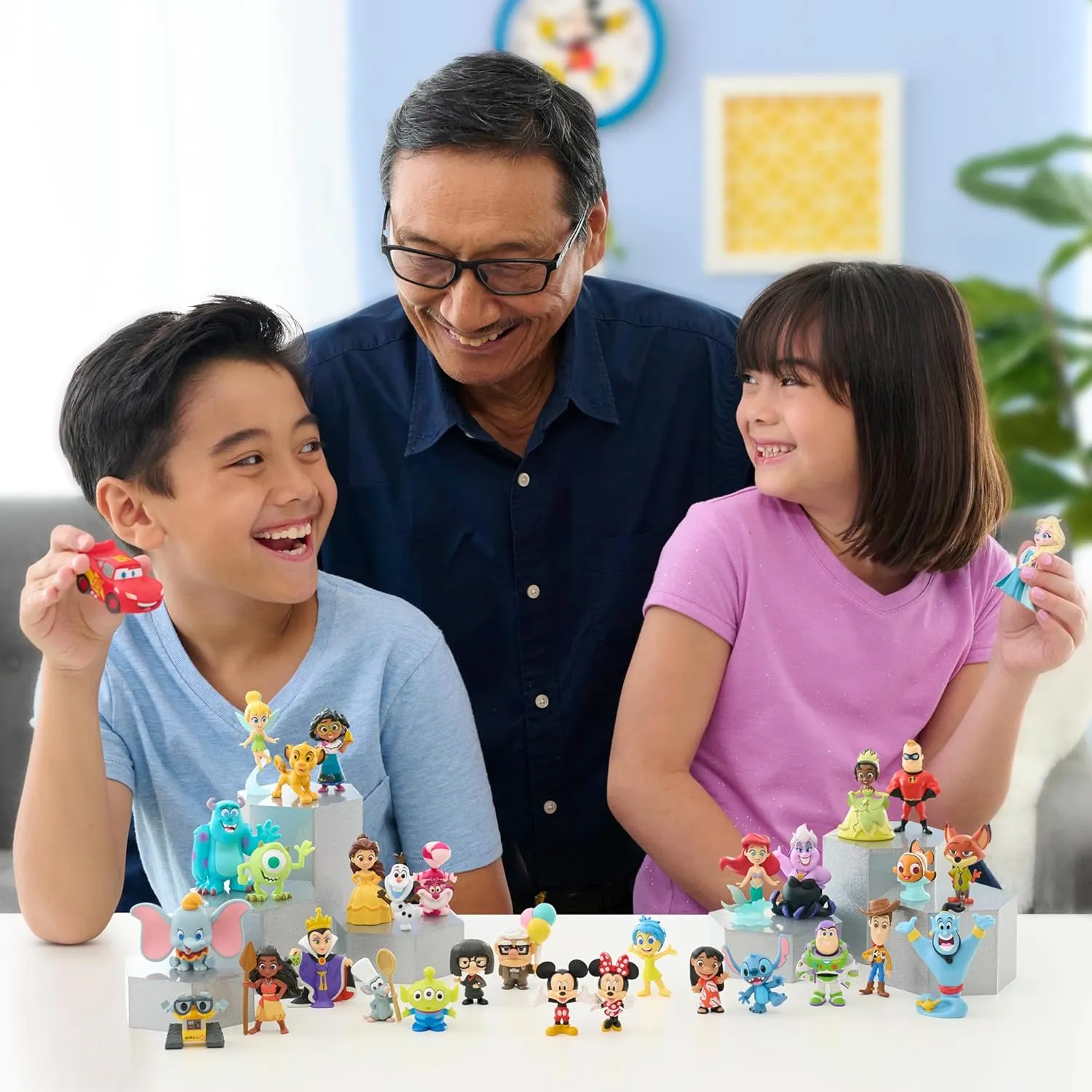 Disney100 Years of Furry Friendships, Limited Edition 10-piece Figure Set, Kids Toys for Ages 3 Up by Just Play