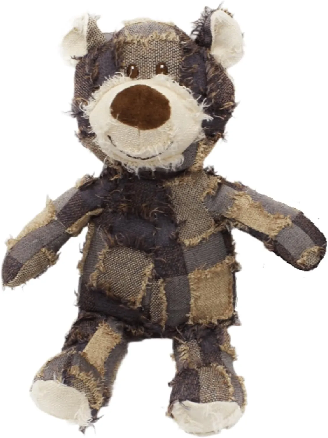Dog Companion for Heavy Chewers- Indestructible Robust Bear Dog Toy, Resistant Squeaky Dog Toys for Heavy Chewers, Unbreakable Stuffed Plush Dog Toys for Aggressive Chewers (D-Purple)