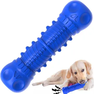 Dog Squeaky Toys for Aggressive Chewers, Durable Chew Toys for Large Medium Breed Dog, Dog Toys, Tough Durable Dogs Toys with Natural Rubber