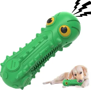 Dog Squeaky Toys for Aggressive Chewers, Durable Chew Toys for Large Medium Breed Dog, Tough Durable Dogs Toys with Natural Rubber