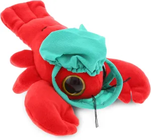 DolliBu Big Eye Lobster Doctor Plush Toy - Super Soft Lobster Doctor Stuffed Animal Dress Up with Cute Face Mask and Cap Outfit - Fluffy Toy Plush Gift - 6 Inch