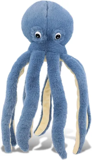 DolliBu Blue Octopus Super Soft Stuffed Animal, Cute Realistic Ocean Stuffed Animals for Girls, Boys, Adults Animal Gifts, Kids Nursery Decor for Newborn, Cuddly Soft Baby Plush Toys - 15 Inches