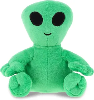 DolliBu Green Alien Stuffed Animal, Super Soft Plush Toy for Kids and Adults - Cuddle Alien Doll Gift, 6 Inches