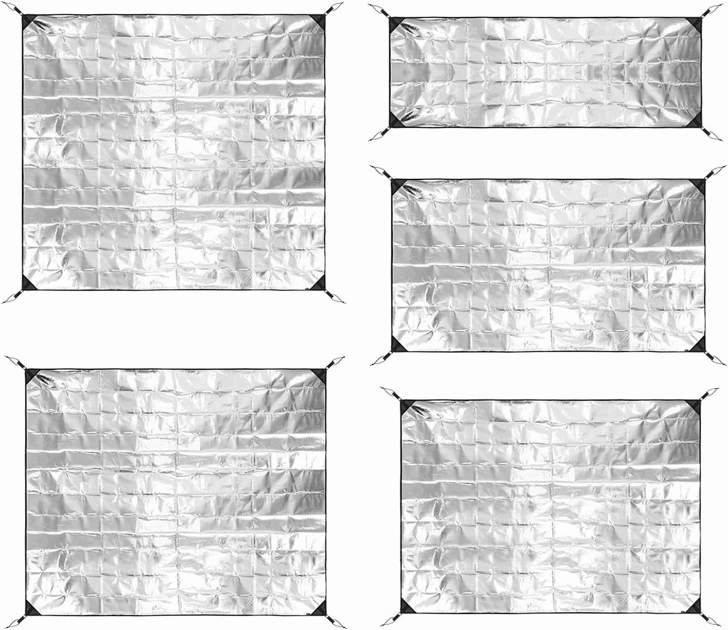 Double Side Waterproofs Foil Mat Sleep Tent Pad Camping Mat Aluminum Foil Foams Sleep Pad for Outdoor Camping