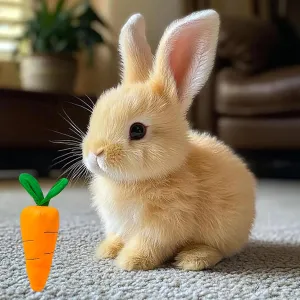 Easter My Bunny Realistic Bunny Toy, Interactive Bunny Realistic Bunny - Jumps, Twitches and Shakes Ears, Bunny Realistic Bunny Toy, Realistic Bunny, Realistic Bunny Toy (Bronw)